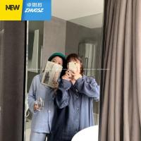heymaymay 水洗泡泡棉纯色睡衣套装 姐妹情侣家居服 柔软酥胡!! 卓思哲