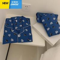 日系卡通milk奥利奥春秋男女生韩国ins长袖长裤可爱情侣睡衣 卓思哲