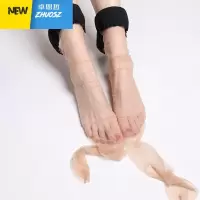 0D撞色超薄长筒丝袜女过膝大腿薄款高筒硅胶防滑性感脚尖透明情趣 卓思哲