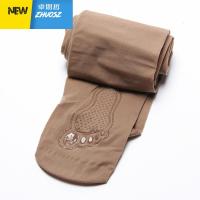 脚底硅胶防滑按摩钢丝袜 丝滑耐磨微透肉纤体连裤袜女 卓思哲