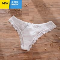 新款性感内裤女式蕾丝透明丁字裤女后镂空舒适裆低腰无痕 卓思哲