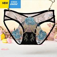 女生内裤女蕾丝日系超薄性格透明性感身材辣到爆雷丝透明网纱 卓思哲