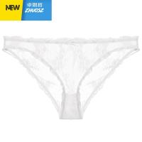雅小姐性感女低腰网纱内裤无痕刺绣花朵三角裤女迷人丁字裤 卓思哲