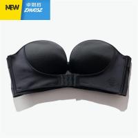 内衣女小胸聚拢防滑调整型加厚显胸无钢圈隐形文胸无肩带一字肩 卓思哲文胸套装