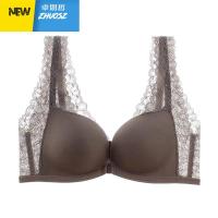 小胸聚拢挤沟!无钢圈内衣女美背AB杯前扣上托收副乳蕾丝性感文胸 卓思哲文胸套装