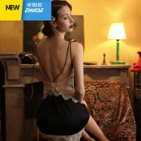 性感睡衣女人季薄款蕾丝露背吊带裙诱惑家居服 卓思哲