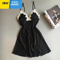 带胸垫睡衣吊带睡裙女季性感睡衣女诱惑家居服 卓思哲