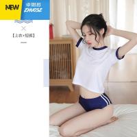 性感睡衣短袖甜美可爱休闲体服泳布家居服薄款季两件套女 卓思哲