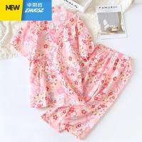 女和服睡衣田园印花家居服套装纱布透气 卓思哲