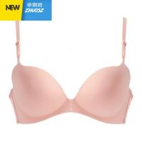 花房光面简约舒适无钢圈文胸 薄款小胸内衣女聚拢女士文胸罩166 卓思哲文胸套装