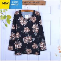 中老年秋衣女春内衣女式中年人莫代尔棉秋衣加肥加大码内衣 卓思哲