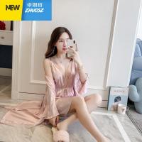 睡衣女季性感情调衣人吊带长款薄款午夜魅力天两件套睡裙 卓思哲