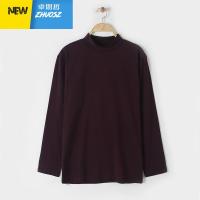 男士半高领打底衫男中领薄款长袖棉莫代尔秋衣打底内衣男单件上衣 卓思哲