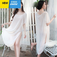 女性感睡衣情调衣人短骚成人透视情趣睡裙透明薄纱雪纺睡裙 卓思哲