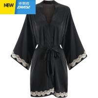 性感睡衣女春秋睡袍骚情趣和服浴袍成袍新娘婚礼伴娘结婚晨袍 卓思哲