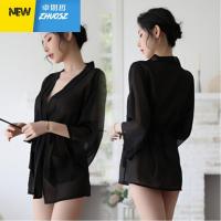 情趣睡衣性感骚短老公裙挑逗床上日式欧美女挑逗免脱透视睡裙 卓思哲