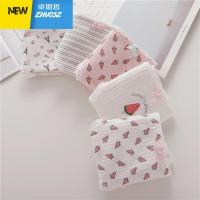 5条西瓜螺纹棉内裤女中腰可爱蕾丝边日系棉少女学生三角裤 卓思哲