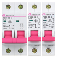 飞雕（FEIDIAO）空气开关 家用小型断路器/空开2P两级40a 电源空开 2P -C40