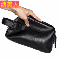 时尚男士小包手包 韩版皮质手腕包 商务休闲小包男包手抓包手机包