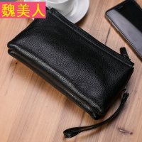 真皮男士手包信封包时尚男包手拿包大容量软皮头层牛皮休闲手机包