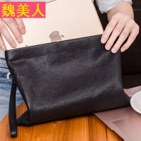 手包男士头层牛皮2017新款时尚信封包手抓包真皮大容量休闲手拿包