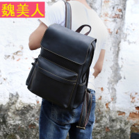 复古真皮双肩包男疯马皮大旅行背包街头休闲头层牛皮电脑包包邮