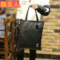 新款韩版手提包真皮男士休闲斜挎包单肩包牛皮购物袋复古学生男包