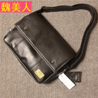 2018新款潮男单肩包时尚日韩斜跨包商务背包休闲简约邮差包机车包