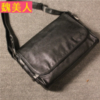 APE个性潮男软皮单肩包 时尚复古男士斜挎包 日韩原宿街头风男包