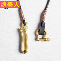 新番祖男士腰挂钥匙扣创意汽车钥匙圈女钥匙链金属挂件真皮礼品