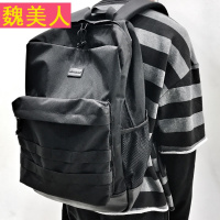 新款原创潮牌双肩包男背包时尚潮流学生书包日本街头大容量旅行包