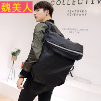 潮男匹诺曹电脑双肩包时尚潮流学生书包个性百搭旅游背包品质男包