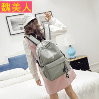 帆布书包女男学生日韩版校园bf风初高中潮流原宿双肩背包