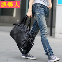 单肩包 男斜挎包复古包斜跨背包休闲手提包男包学生旅行包pu皮包