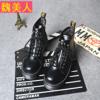 2015爆款英伦马丁靴拉链款潮靴裸靴松糕厚底牛津鞋系带圆头皮靴