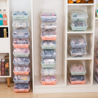 透明翻盖塑料鞋盒宿舍鞋子收纳盒防尘防潮整理鞋柜