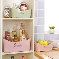 双耳提手篮子收纳盒杂物果菜置物厨房桌面洗漱化妆品整理箱浴室筐