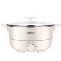 苏泊尔(SUPOR)分体式电火锅多用途锅家用4L多功能电热锅电煮锅无极旋钮操控H27YK37
