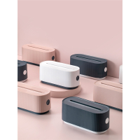 插排电线收纳盒盒插座古达桌面插线板遮挡盒电源线收纳插板