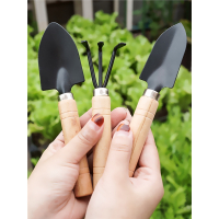 古达种花工具家用种菜养花园艺松土花铲盆栽花艺种植工具三件套小铲子