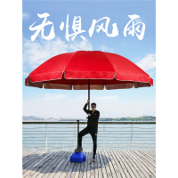 阿斯卡利太阳伞遮阳伞大雨伞超大号户外商用摆摊伞广告伞印刷定制折叠圆伞