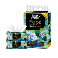 洁柔(C&S)face艺术油画无香抽纸家用卫生纸巾餐巾面巾纸抽_套餐一