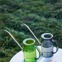 金铂喜不锈钢长嘴浇水壶家用透明洒水壶园艺浇花盆栽工具大容量喷壶