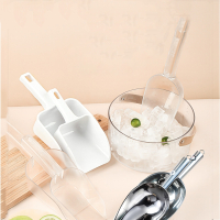 易丢丢冰铲奶茶店专用铲子塑料不锈钢加厚商用制冰机除冰铲粮食面粉米铲管道疏通器