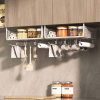 古达厨房置物架收纳悬挂分层挂篮橱柜内吊柜下下挂用纸挂架
