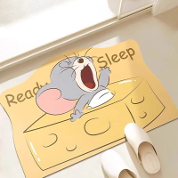 古达奶酪软硅藻泥速干地垫浴室卫生间门口吸水脚垫洗手间厕所地毯