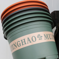 古达新款加厚二代矮胖加仑花盆塑料绿萝月季多肉阳台家用大号树脂盆栽