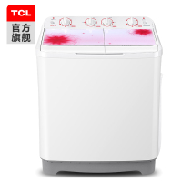 TCL 9公斤 半自动双缸洗衣机 双层箱体（欧洲白） XPB90-9316S