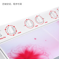 TCL 9公斤 半自动双缸洗衣机 双层箱体（欧洲白） XPB90-9316S