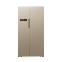 西门子（SIEMENS）BCD-610W(KA92SE03TI) 610升 大容量无霜 对开玻璃门 家用冰箱（浅金色）